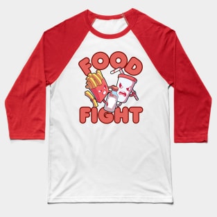 Food Fight Baseball T-Shirt